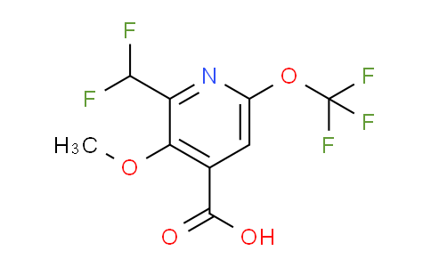 AM147381 | 1806747-52-3 | 2-(Difluoromethyl)-3-methoxy-6-(trifluoromethoxy)pyridine-4-carboxylic acid