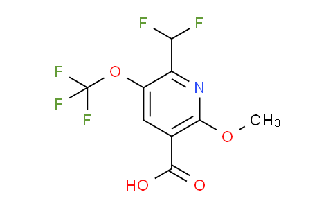 AM147390 | 1806018-69-8 | 2-(Difluoromethyl)-6-methoxy-3-(trifluoromethoxy)pyridine-5-carboxylic acid