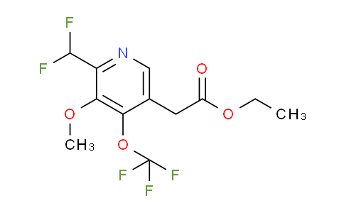 AM147396 | 1804650-22-3 | Ethyl 2-(difluoromethyl)-3-methoxy-4-(trifluoromethoxy)pyridine-5-acetate