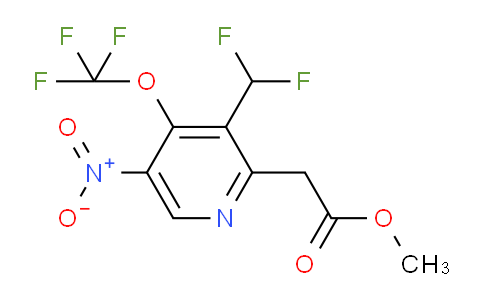 AM147397 | 1805017-40-6 | Methyl 3-(difluoromethyl)-5-nitro-4-(trifluoromethoxy)pyridine-2-acetate