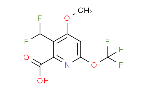 AM147401 | 1804479-57-9 | 3-(Difluoromethyl)-4-methoxy-6-(trifluoromethoxy)pyridine-2-carboxylic acid