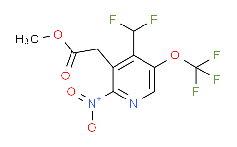 AM147402 | 1805300-09-7 | Methyl 4-(difluoromethyl)-2-nitro-5-(trifluoromethoxy)pyridine-3-acetate