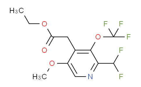 AM147404 | 1806168-38-6 | Ethyl 2-(difluoromethyl)-5-methoxy-3-(trifluoromethoxy)pyridine-4-acetate