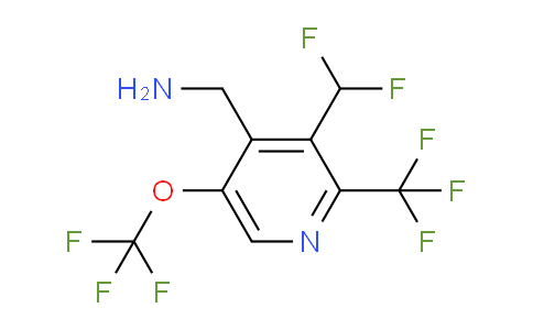 AM147405 | 1806064-84-5 | 4-(Aminomethyl)-3-(difluoromethyl)-5-(trifluoromethoxy)-2-(trifluoromethyl)pyridine