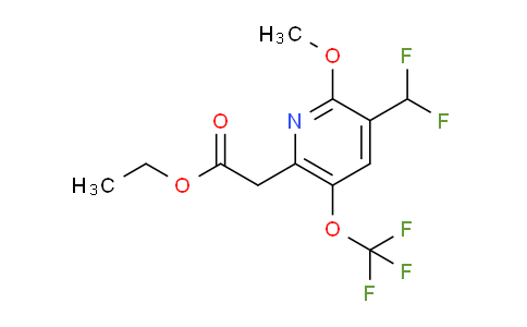 AM147407 | 1806777-48-9 | Ethyl 3-(difluoromethyl)-2-methoxy-5-(trifluoromethoxy)pyridine-6-acetate