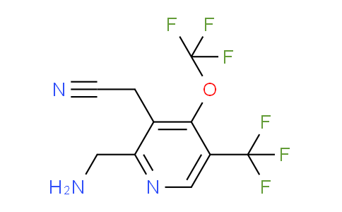 AM147409 | 1805293-37-1 | 2-(Aminomethyl)-4-(trifluoromethoxy)-5-(trifluoromethyl)pyridine-3-acetonitrile