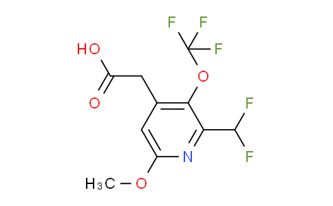 AM147421 | 1806750-37-7 | 2-(Difluoromethyl)-6-methoxy-3-(trifluoromethoxy)pyridine-4-acetic acid