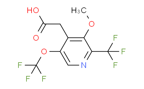 AM147424 | 1805074-56-9 | 3-Methoxy-5-(trifluoromethoxy)-2-(trifluoromethyl)pyridine-4-acetic acid