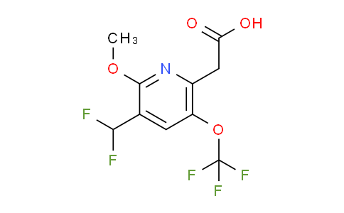 AM147425 | 1805100-34-8 | 3-(Difluoromethyl)-2-methoxy-5-(trifluoromethoxy)pyridine-6-acetic acid