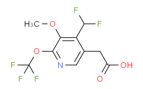 AM147435 | 1805079-36-0 | 4-(Difluoromethyl)-3-methoxy-2-(trifluoromethoxy)pyridine-5-acetic acid