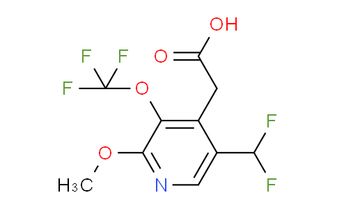 AM147437 | 1805010-14-3 | 5-(Difluoromethyl)-2-methoxy-3-(trifluoromethoxy)pyridine-4-acetic acid
