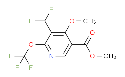 AM147442 | 1806776-21-5 | Methyl 3-(difluoromethyl)-4-methoxy-2-(trifluoromethoxy)pyridine-5-carboxylate
