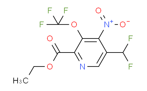 AM147444 | 1805299-71-1 | Ethyl 5-(difluoromethyl)-4-nitro-3-(trifluoromethoxy)pyridine-2-carboxylate
