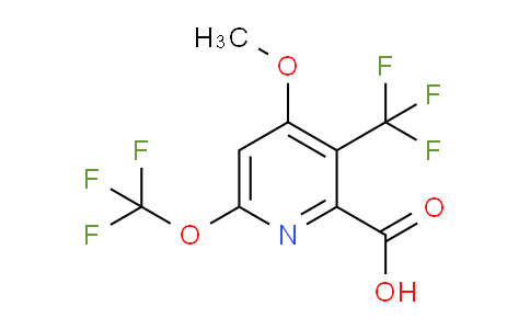 AM147450 | 1804754-36-6 | 4-Methoxy-6-(trifluoromethoxy)-3-(trifluoromethyl)pyridine-2-carboxylic acid