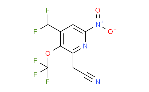 AM147451 | 1805299-48-2 | 4-(Difluoromethyl)-6-nitro-3-(trifluoromethoxy)pyridine-2-acetonitrile