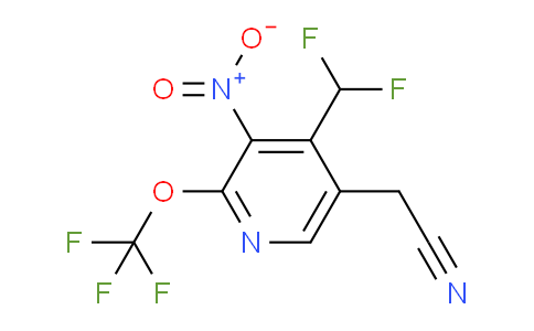 AM147453 | 1805225-35-7 | 4-(Difluoromethyl)-3-nitro-2-(trifluoromethoxy)pyridine-5-acetonitrile