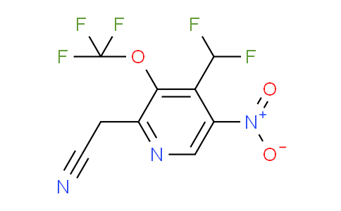 AM147455 | 1805202-16-7 | 4-(Difluoromethyl)-5-nitro-3-(trifluoromethoxy)pyridine-2-acetonitrile
