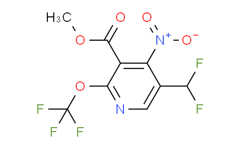 AM147456 | 1804856-65-2 | Methyl 5-(difluoromethyl)-4-nitro-2-(trifluoromethoxy)pyridine-3-carboxylate