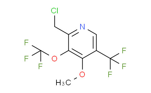 2-(Chloromethyl)-4-methoxy-3-(trifluoromethoxy)-5-(trifluoromethyl)pyridine