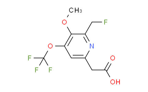 AM147469 | 1806009-93-7 | 2-(Fluoromethyl)-3-methoxy-4-(trifluoromethoxy)pyridine-6-acetic acid