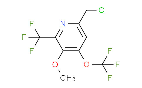 6-(Chloromethyl)-3-methoxy-4-(trifluoromethoxy)-2-(trifluoromethyl)pyridine