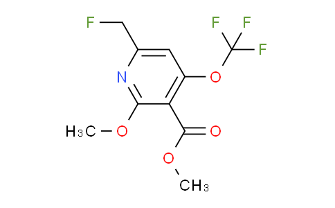 Methyl 6-(fluoromethyl)-2-methoxy-4-(trifluoromethoxy)pyridine-3-carboxylate