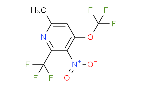 AM147476 | 1806746-54-2 | 6-Methyl-3-nitro-4-(trifluoromethoxy)-2-(trifluoromethyl)pyridine