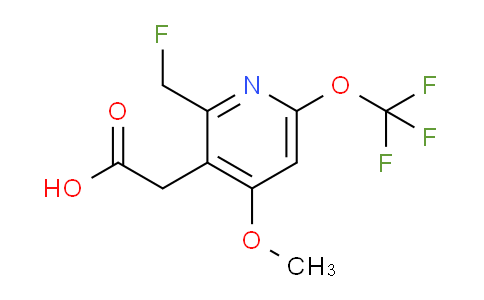 2-(Fluoromethyl)-4-methoxy-6-(trifluoromethoxy)pyridine-3-acetic acid