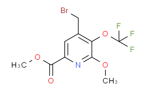 Methyl 4-(bromomethyl)-2-methoxy-3-(trifluoromethoxy)pyridine-6-carboxylate