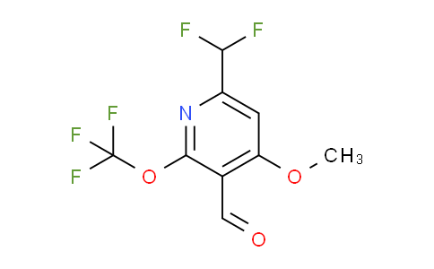 6-(Difluoromethyl)-4-methoxy-2-(trifluoromethoxy)pyridine-3-carboxaldehyde