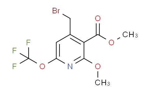 Methyl 4-(bromomethyl)-2-methoxy-6-(trifluoromethoxy)pyridine-3-carboxylate