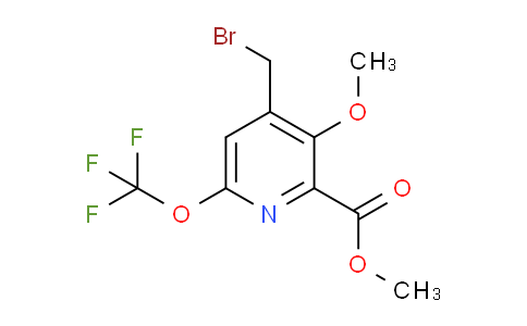Methyl 4-(bromomethyl)-3-methoxy-6-(trifluoromethoxy)pyridine-2-carboxylate