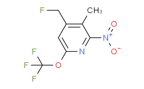 4-(Fluoromethyl)-3-methyl-2-nitro-6-(trifluoromethoxy)pyridine