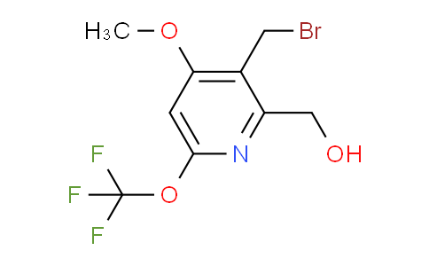 3-(Bromomethyl)-4-methoxy-6-(trifluoromethoxy)pyridine-2-methanol