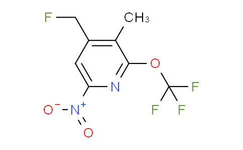 4-(Fluoromethyl)-3-methyl-6-nitro-2-(trifluoromethoxy)pyridine