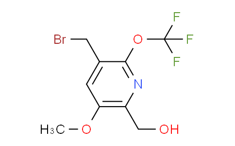 3-(Bromomethyl)-5-methoxy-2-(trifluoromethoxy)pyridine-6-methanol