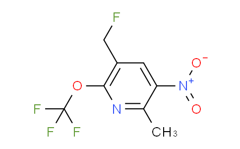 5-(Fluoromethyl)-2-methyl-3-nitro-6-(trifluoromethoxy)pyridine