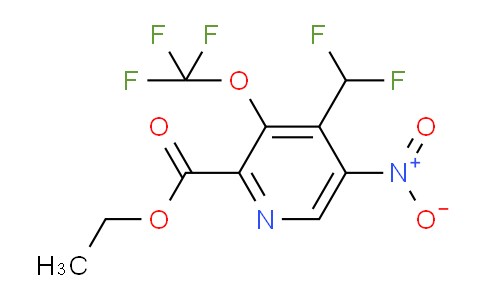 AM147516 | 1805086-16-1 | Ethyl 4-(difluoromethyl)-5-nitro-3-(trifluoromethoxy)pyridine-2-carboxylate