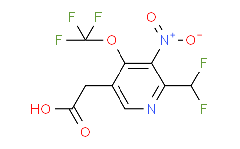 AM147519 | 1805086-30-9 | 2-(Difluoromethyl)-3-nitro-4-(trifluoromethoxy)pyridine-5-acetic acid