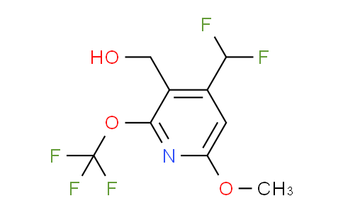 4-(Difluoromethyl)-6-methoxy-2-(trifluoromethoxy)pyridine-3-methanol