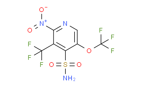 2-Nitro-5-(trifluoromethoxy)-3-(trifluoromethyl)pyridine-4-sulfonamide