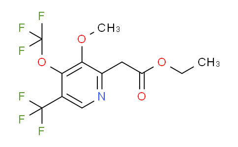 AM147529 | 1806770-40-0 | Ethyl 3-methoxy-4-(trifluoromethoxy)-5-(trifluoromethyl)pyridine-2-acetate