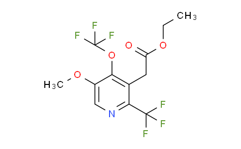 AM147531 | 1806746-13-3 | Ethyl 5-methoxy-4-(trifluoromethoxy)-2-(trifluoromethyl)pyridine-3-acetate