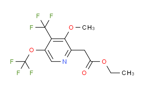 AM147533 | 1806160-96-2 | Ethyl 3-methoxy-5-(trifluoromethoxy)-4-(trifluoromethyl)pyridine-2-acetate