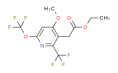 AM147543 | 1806746-34-8 | Ethyl 4-methoxy-6-(trifluoromethoxy)-2-(trifluoromethyl)pyridine-3-acetate