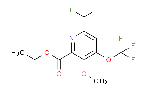 AM147544 | 1805066-47-0 | Ethyl 6-(difluoromethyl)-3-methoxy-4-(trifluoromethoxy)pyridine-2-carboxylate