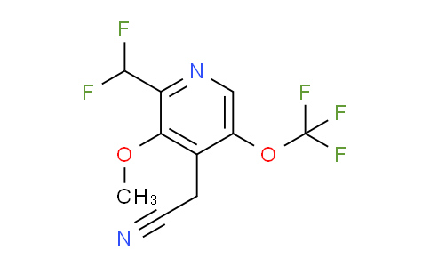 AM147557 | 1805098-27-4 | 2-(Difluoromethyl)-3-methoxy-5-(trifluoromethoxy)pyridine-4-acetonitrile