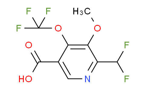 AM147558 | 1806775-80-3 | 2-(Difluoromethyl)-3-methoxy-4-(trifluoromethoxy)pyridine-5-carboxylic acid