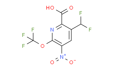 3-(Difluoromethyl)-5-nitro-6-(trifluoromethoxy)pyridine-2-carboxylic acid
