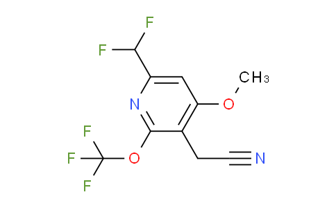 6-(Difluoromethyl)-4-methoxy-2-(trifluoromethoxy)pyridine-3-acetonitrile